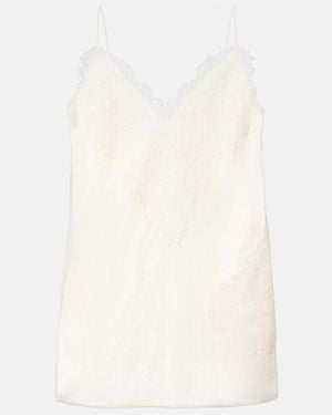 Rohe Lace-Trimmed Satin Camisole - White