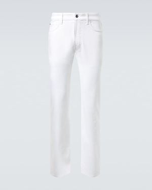 Loro Piana Jeans Rectos Quarona - Blanco