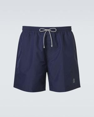 Brunello Cucinelli Swim Trunks - Blue