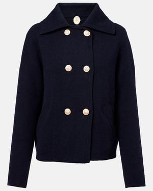 Jardin Des Orangers Wool And Cashmere Jacket - Blue