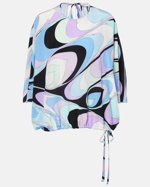 PUCCI Printed Blouse - Blue