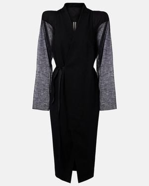 Rick Owens Mantel Cyclops Aus Wolle - Schwarz