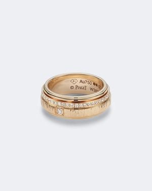 Piaget Possession Decor Palace 18Kt Rose Ring With Diamonds - White