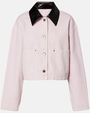 Prada Cotton Canvas Jacket - Pink