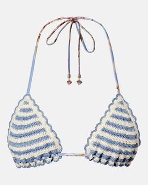 Zimmermann Bikini-Oberteil Awaken - Blau