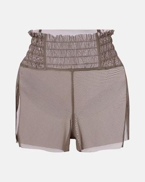 Rick Owens Shorts Boxing De Tul Semitransparentes - Gris