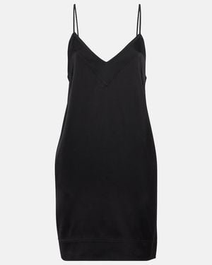 TOTEME Satin Slip Dress - Black