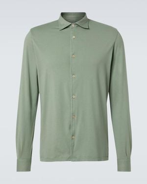 Fedeli Cotton Shirt - Green
