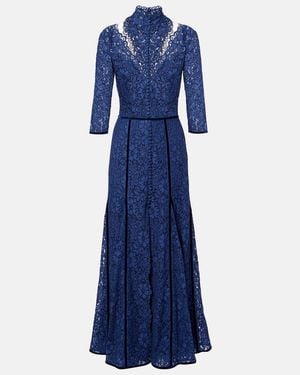 Costarellos Lace Gown - Blue