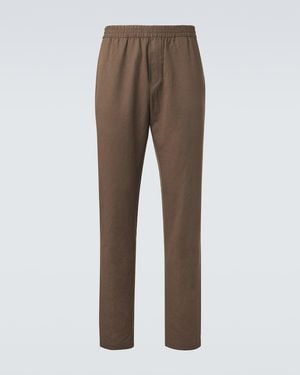 Sunspel Pantaloni Regular - Marrone