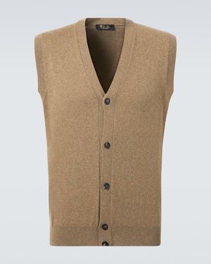 Loro Piana Weste Aus Kaschmir - Natur