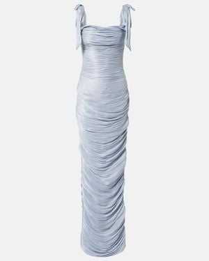 Marmar Halim Ruched Gown - Blue