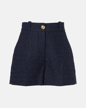 Blazé Milano Teke Cotton-Blend Shorts - Blue