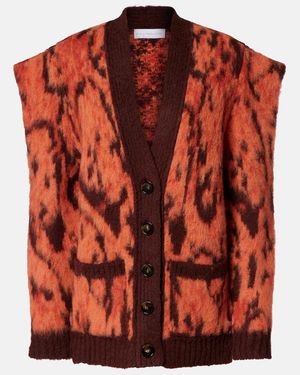 Stella McCartney Chaleco Estampado - Rojo