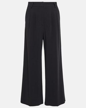 Etro High-Rise Wide-Leg Pants - Blue