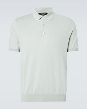 Loro Piana Polohemd Aus Baumwolle - Weiß