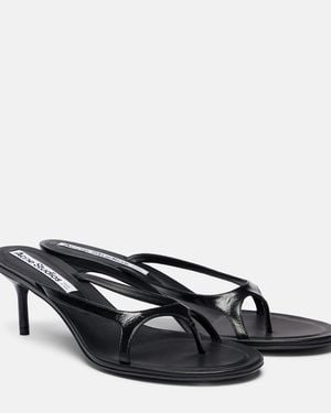 Acne Studios Sandalen Beverly Aus Lackleder - Schwarz