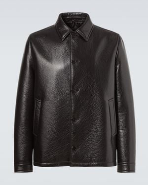 Prada Leather Jacket - Black