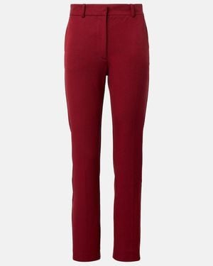 JOSEPH Coleman Slim Pants - Red