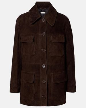 Nour Hammour Lorien Suede Jacket - Brown