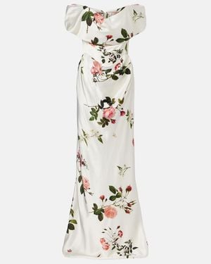 Vivienne Westwood Bridal Nova Cocotte Floral Corset Gown - White