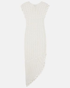 Loulou de Saison Midikleid Malena - Weiß