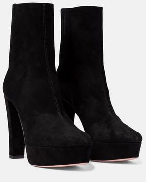 Aquazzura Saint Honore 120 Ankle Boot - Black