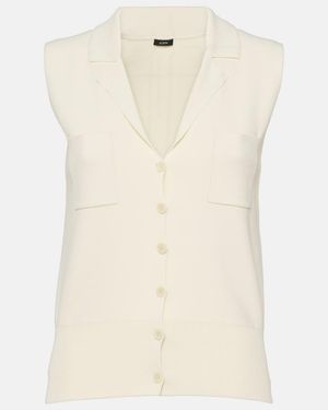 JOSEPH Knitted Vest - Natural