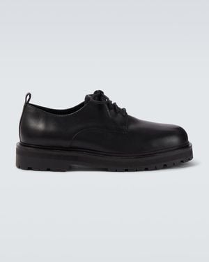 Studio Nicholson Jackson Leather Derby Shoes - Black