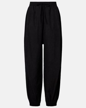 Rohe Barrel-Leg Trousers - Black