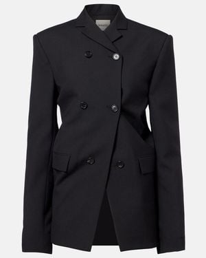 KHAITE Rolo Wool And Silk Cady Blazer - Black