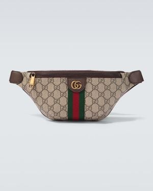 Gucci Ophidia Small Belt Bag, Gg Canvas - Brown