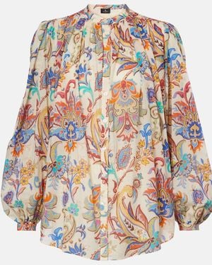 Etro Paisley Cotton Blouse - Multicolour