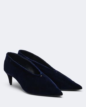 KHAITE Pumps Miriam Aus Samt - Blau