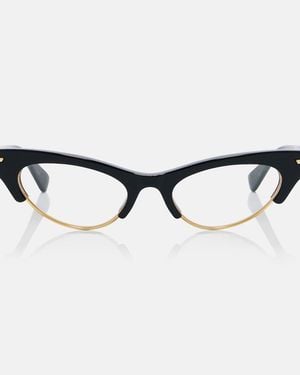 Bottega Veneta Fashion Show Cat-Eye Glasses - Brown