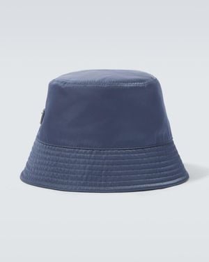 Prada Hut Aus Re-Nylon - Blau