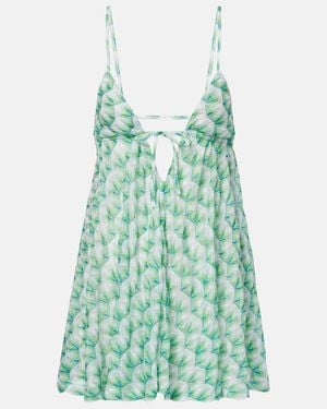 Missoni Bedrucktes Minikleid - Blau