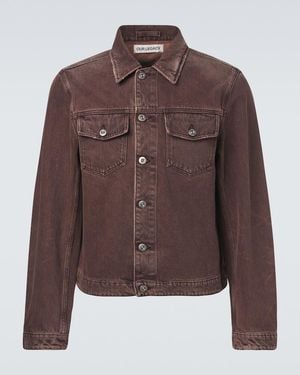 Our Legacy Origin Distressed Denim Jacket - Brown