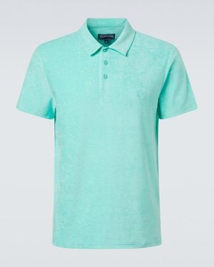 Vilebrequin Polohemd Phoenix Aus Frottee - Blau