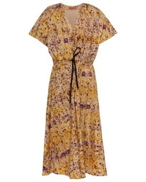 Altuzarra Romy Floral Cotton Midi Dress - Multicolor