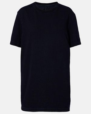The Row Serata Cotton Jersey Sweatshirt - Blue