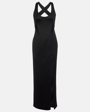 Galvan London Opta Midi Dress - Black