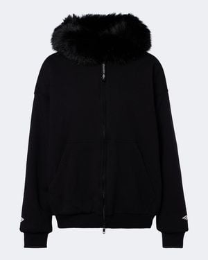 Balenciaga Chaqueta De Esqui De Algodon - Negro