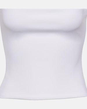 Wardrobe NYC Jersey Tube Top - White