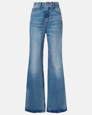 Ami Paris High-Rise Flared Jeans - Blau