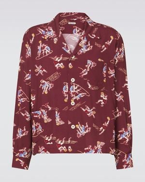Bode Layup Printed Shirt - Red