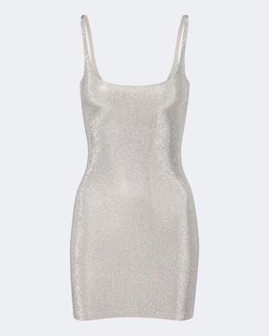 Gucci Crystal-Embellished Minidress - White
