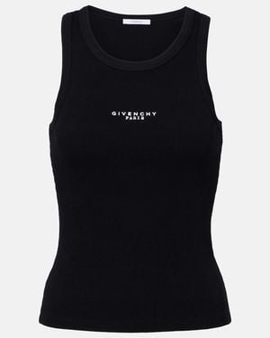 Givenchy Top Paris Aus Baumwolle - Schwarz