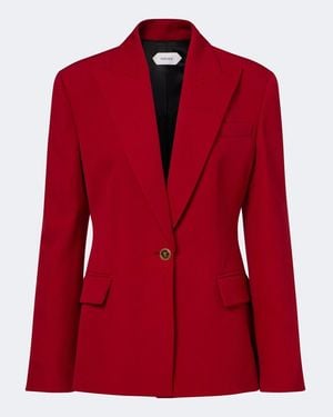Versace Medusa Virgin Wool Blazer - Red
