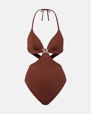 Max Mara Cambra Cutout Swimsuit - Red